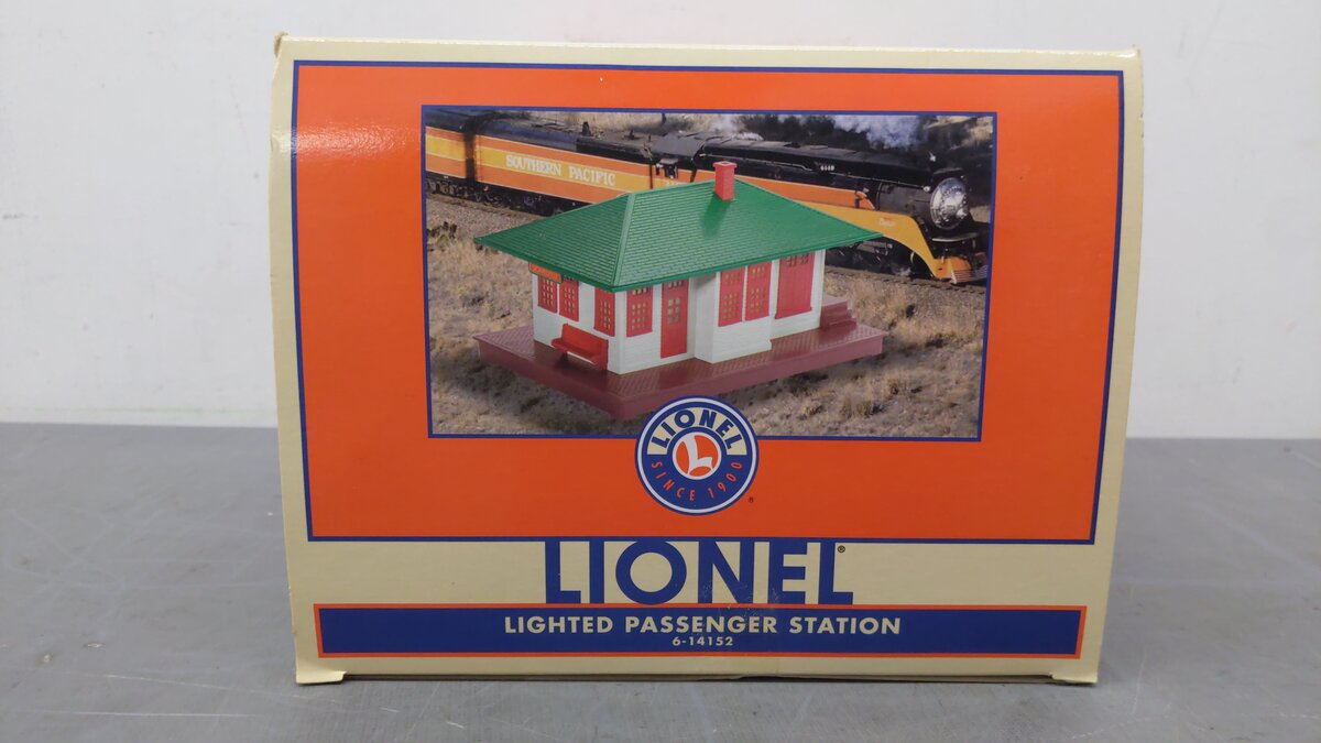 Lionel 6-14152 Lighted Passenger Station EX/Box