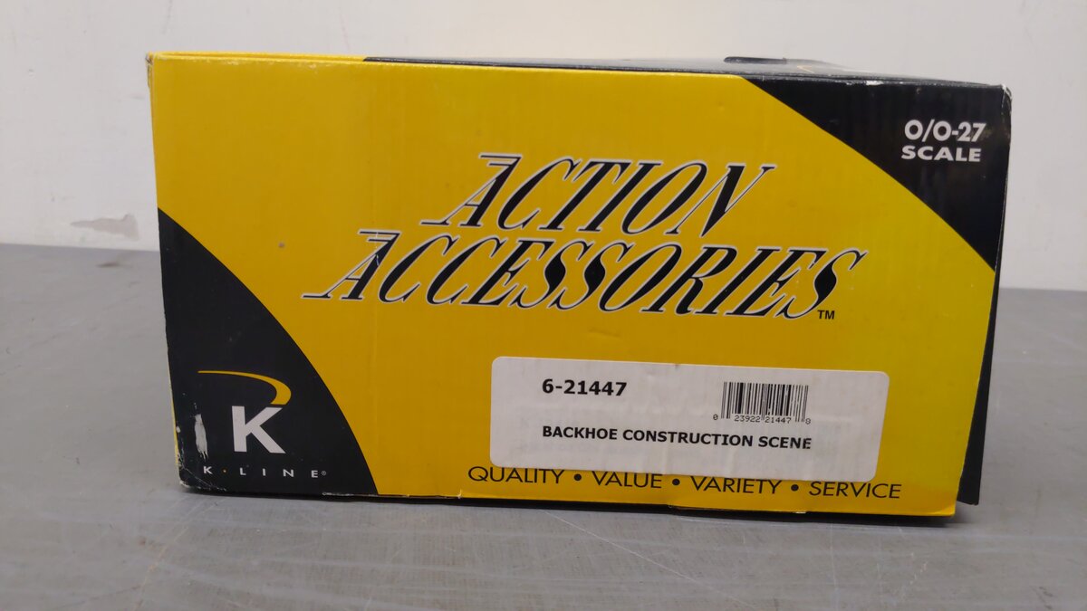 Lionel 6-21447 Backhoe Construction Scene EX/Box