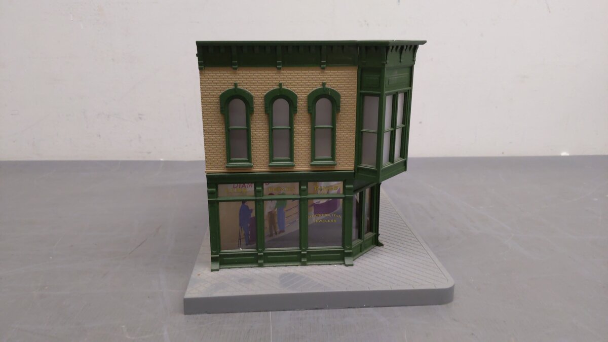 MTH 30-9035 O Gauge Jewelry Store Corner Building EX/Box