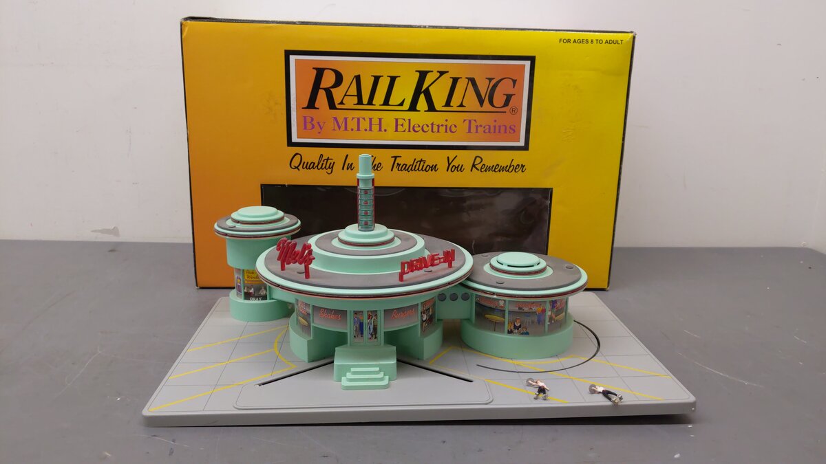 MTH 30-9105 Mel's Operating Drive-In Restaurant EX/Box