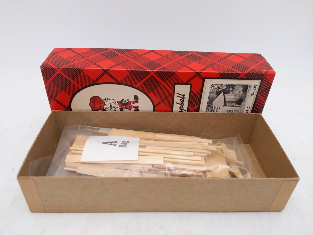 Campbell Scale Models 380-495 HO Columbia Gazette Office Building Kit EX/Box