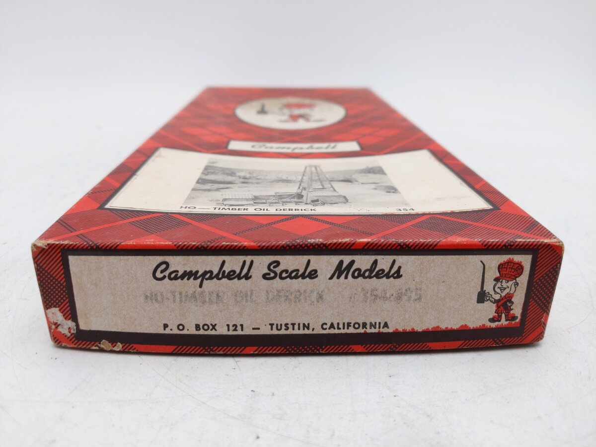 Campbell 354-895 HO Scale Timber Oil Derrick Kit EX/Box