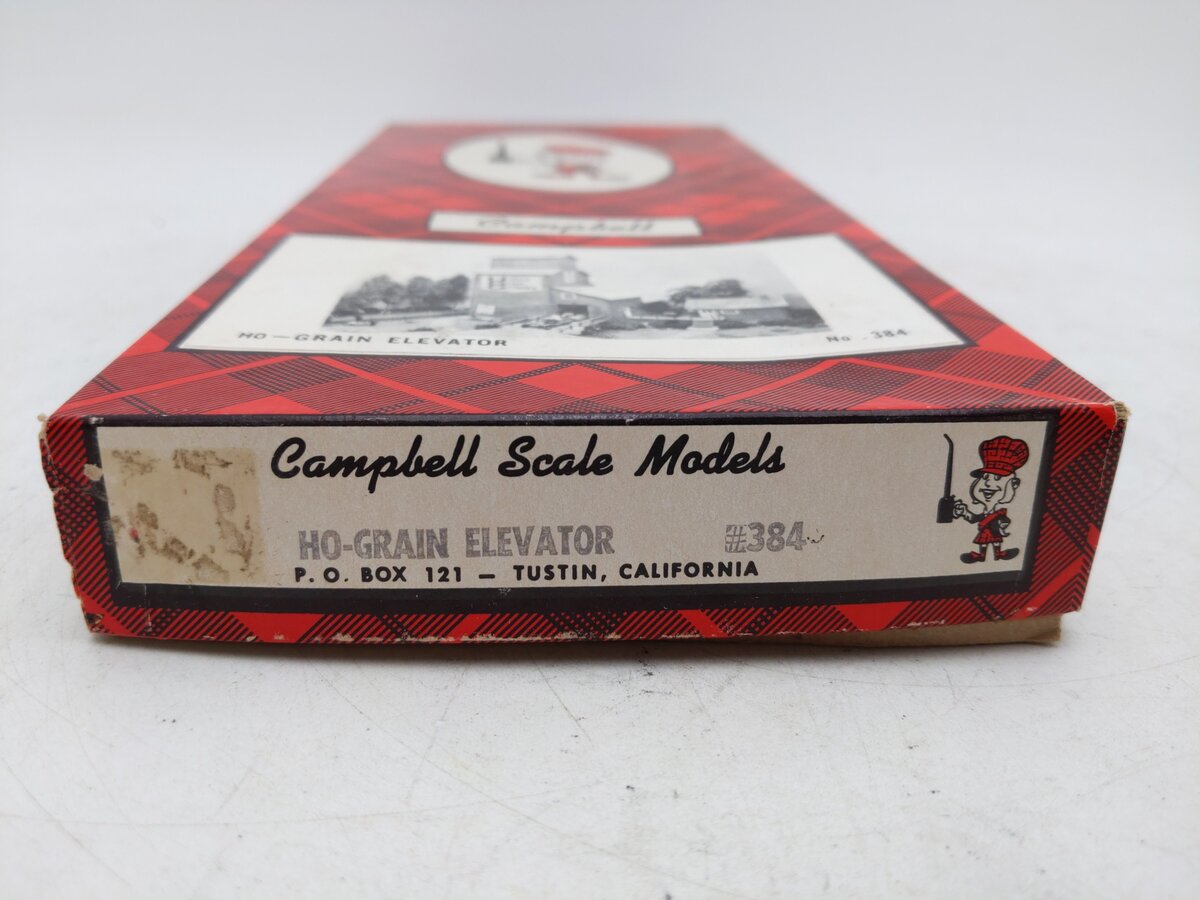 Campbell Scale Models 384 HO Scale Grain Elevator Building Kit EX/Box