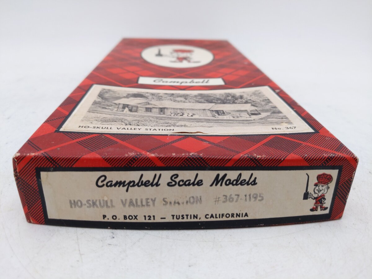 Campbell Scale Models 367-1195 HO Skull Valley Station Building Kit EX/Box