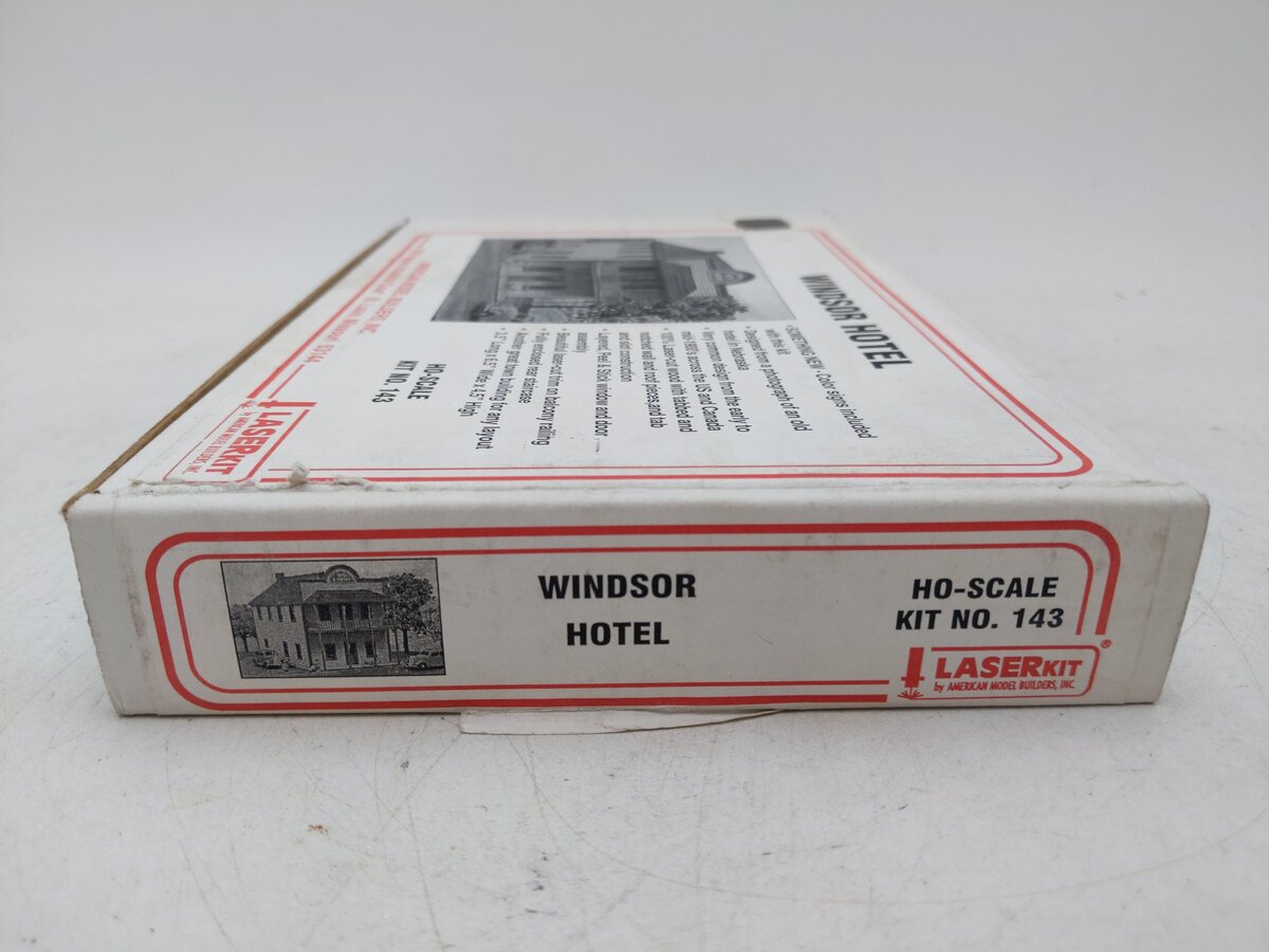 American Model Builders 143 HO Hotel Windsor Laser Art Building Kit EX/Box