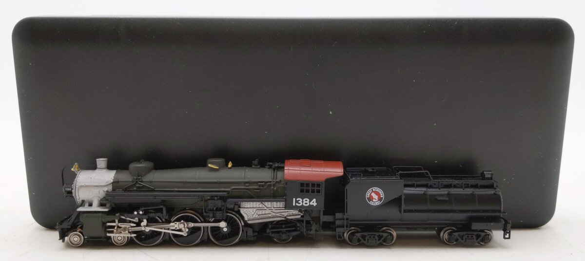 Model Power N Scale Great Northern 4-6-2 Steam Locomotive w/ Tender #1384 LN/Box