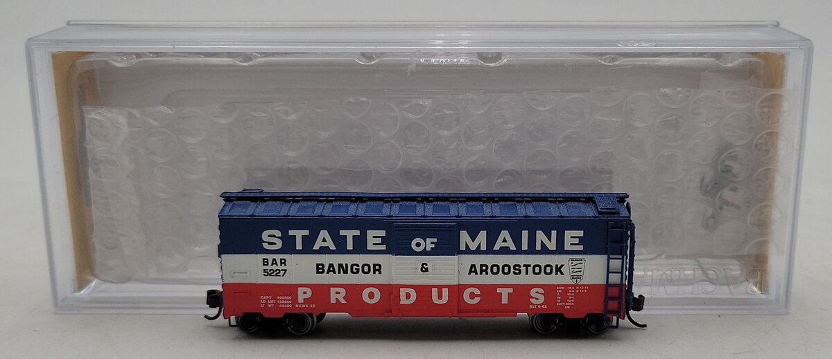 Bachmann 17056 N Bangor & Aroostook AAR 40' Steel Boxcar #5227 LN/Box