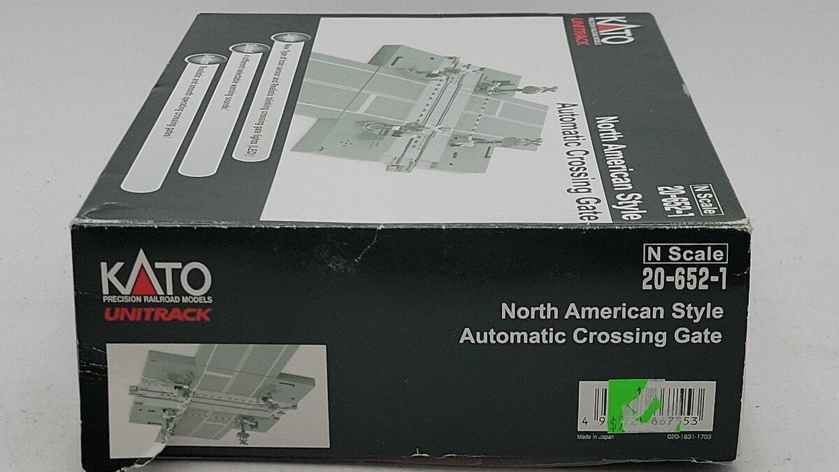 Kato 20-652-1 N Unitrack North American Style Automatic Crossing Gate VG/Box