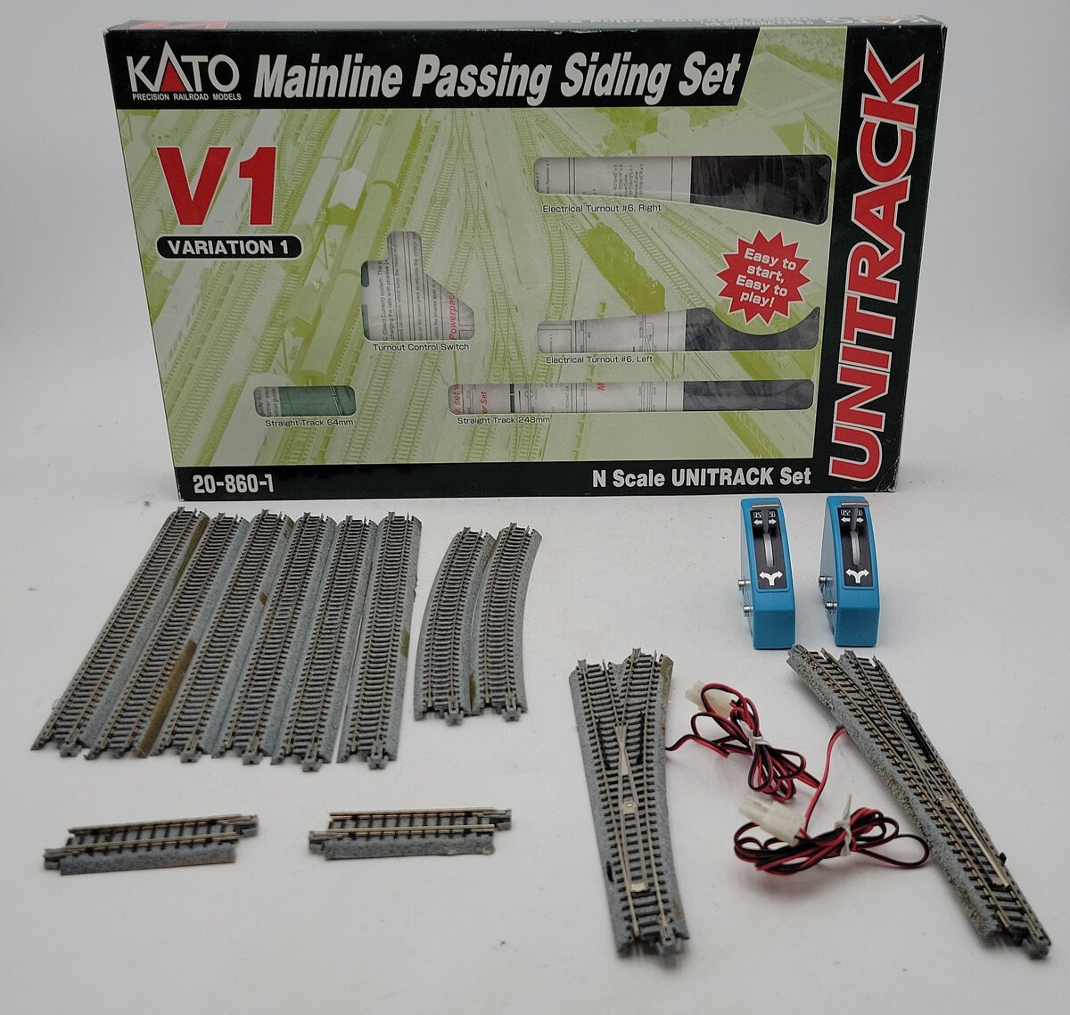 Kato 20-860-1 N Scale Unitrack Starter Set V1 EX/Box