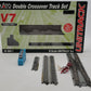 Kato 20-866-1 N Scale V7 Unitrack Double Crossover Track Set VG/Box