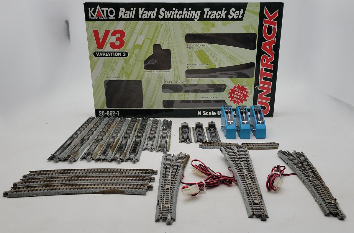 Kato 20-862-1 N V3 Rail Yard Switching Set EX/Box