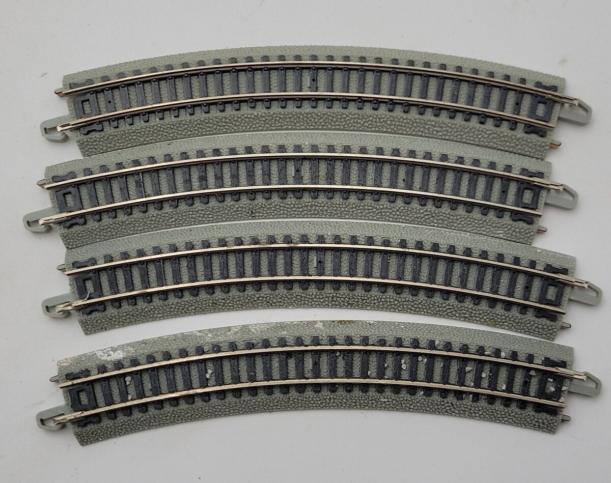 Bachmann 44847 N Nickel Silver Auto-Reversing System E-Z Track Expansion Pack EX/Box