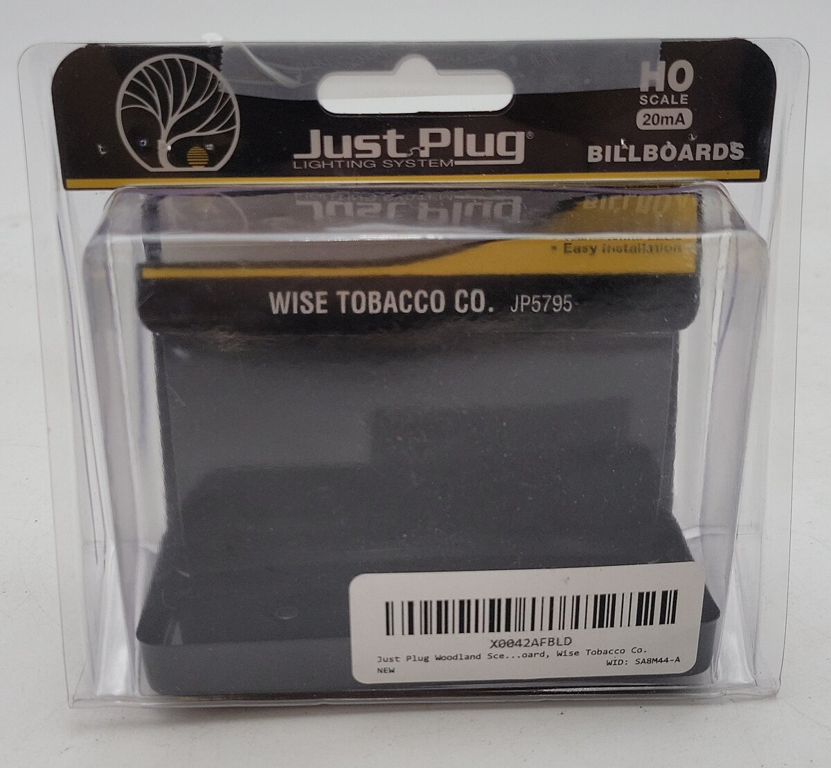 Woodland Scenics JP5795 HO Scale OWL CIGARS A WISE CHOICE Lighted EX/Box