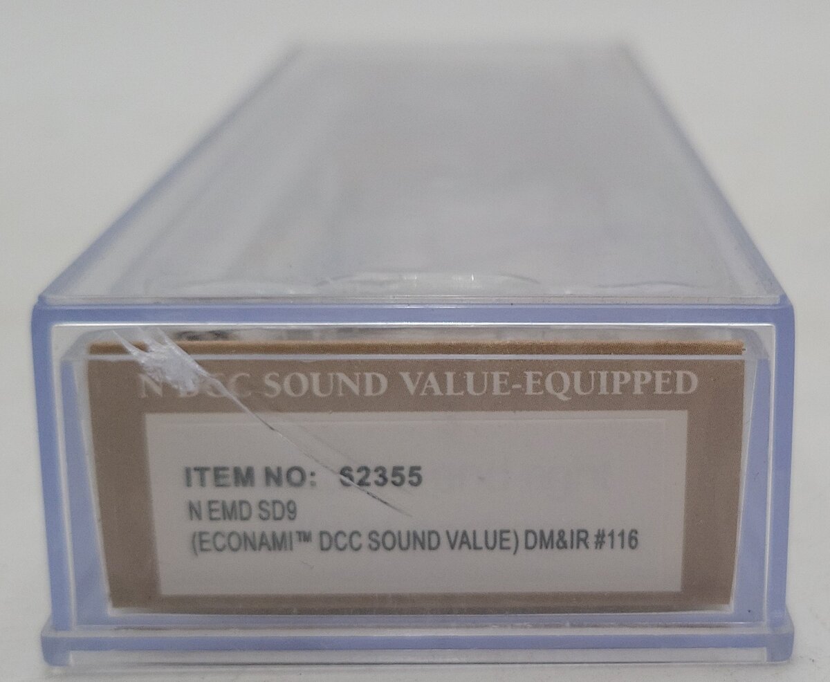 Bachmann 62355 N Duluth,Missabe & Iron Range EMD SD9 Diesel Loco Sound/DCC #116 EX/Box