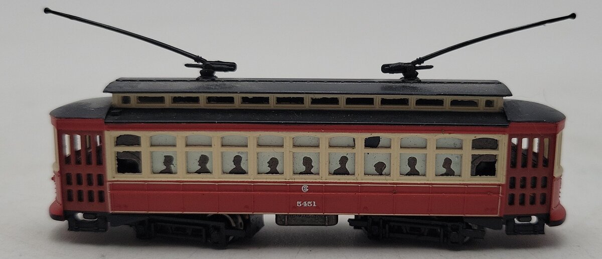 Bachmann 61091 N Chicago Brill Trolley - Standard DC EX/Box