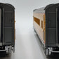 MTH 20-3416B O 2-Car 70' Streamlined Coach/Coach Passenger Set (Smooth) NIB