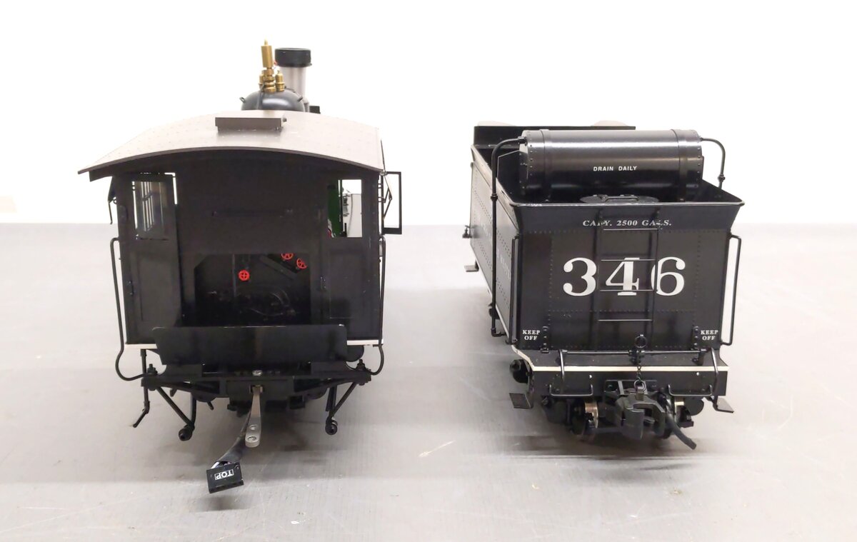 Accucraft AL88-134 1:20.3 Denver & Rio Grande Western C-19 2-8-0 Steam Loco #346 EX/Box