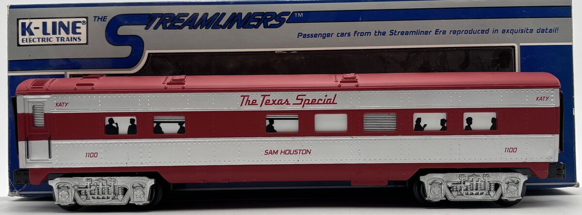 K-Line K4540-1100 O Texas Special "Sam Houston" Streamliner Diner #1100 EX/Box