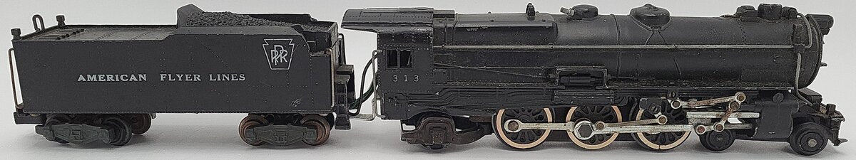 American Flyer 313 Vintage S Pennsylvania 4-6-2 Pacific Steam Loco & Tender VG
