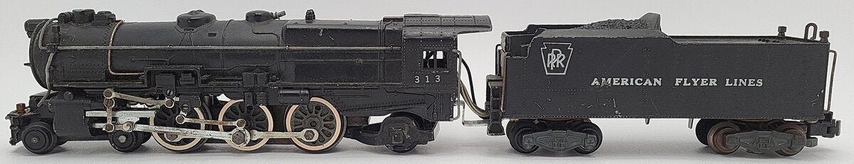 American Flyer 313 Vintage S Pennsylvania 4-6-2 Pacific Steam Loco & Tender VG