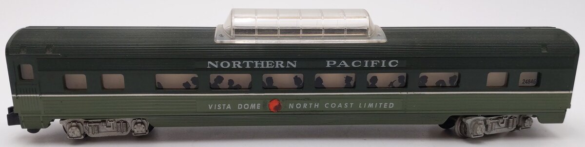 American Flyer 24849 Vintage S NP North Coast Limited Vista Dome Passenger Car VG