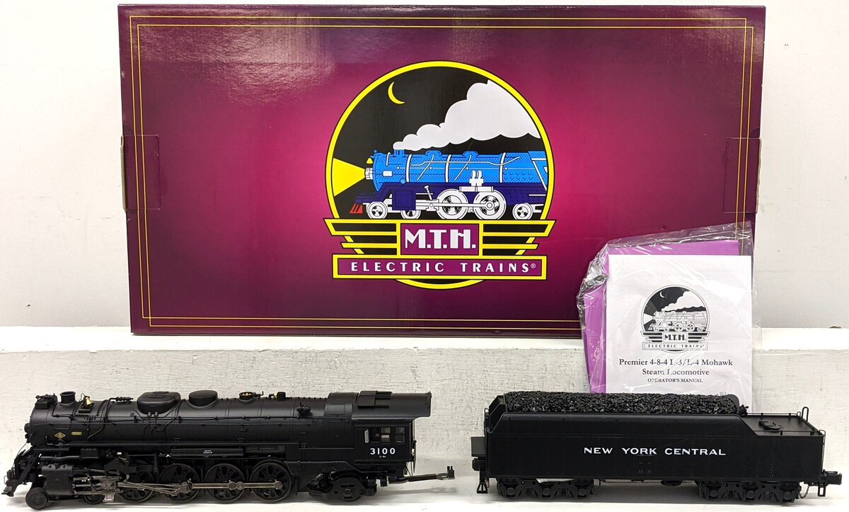 MTH 20-3377-1E O 4-8-2 L-4A Mohawk Steam Engine #3100 W/ Proto-sound2.0 NIB