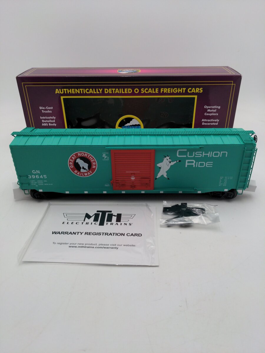 MTH 20-99304 O Scale Great Northern 50' Ps-1 Boxcar # 39645 LN/Box