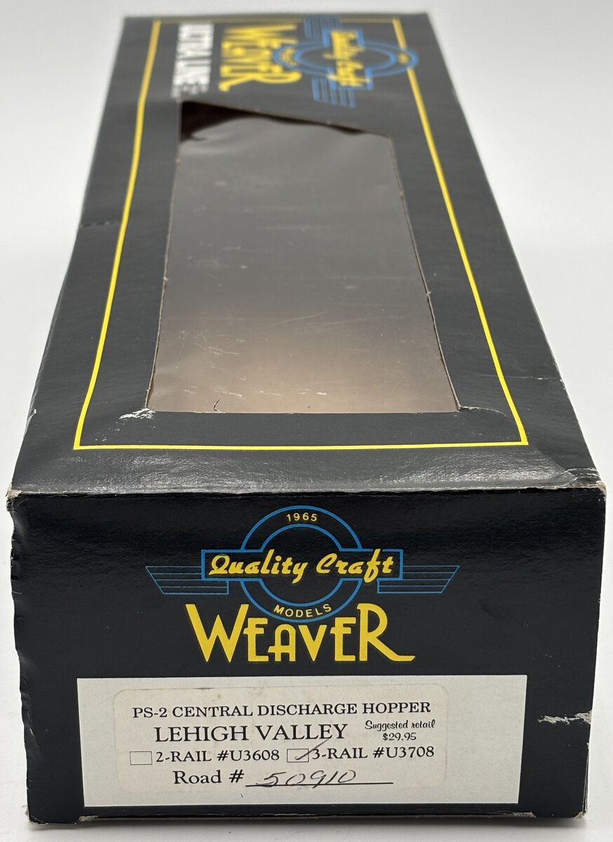 Weaver U3708 O Scale Lehigh Valley PS-2 Hopper #50915 - 3-Rail EX/Box