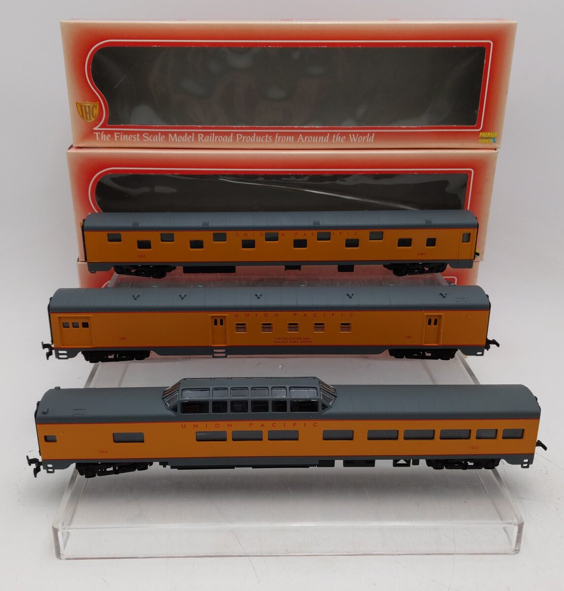 IHC HO Assorted Union Pacific Passenger Cars #1107 #2103 #7012 [3] LN/Box