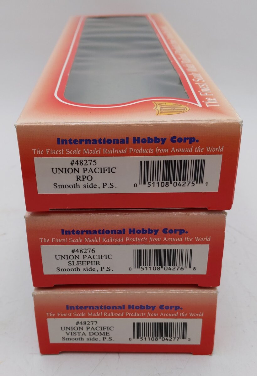 IHC HO Assorted Union Pacific Passenger Cars #1107 #2103 #7012 [3] LN/Box