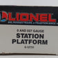Lionel 6-12731 O Scale Train Station Platform EX/Box