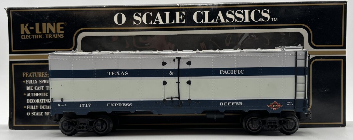 K-Line K7611 O Gauge Texas & Pacific Express Reefer #1717 EX/Box