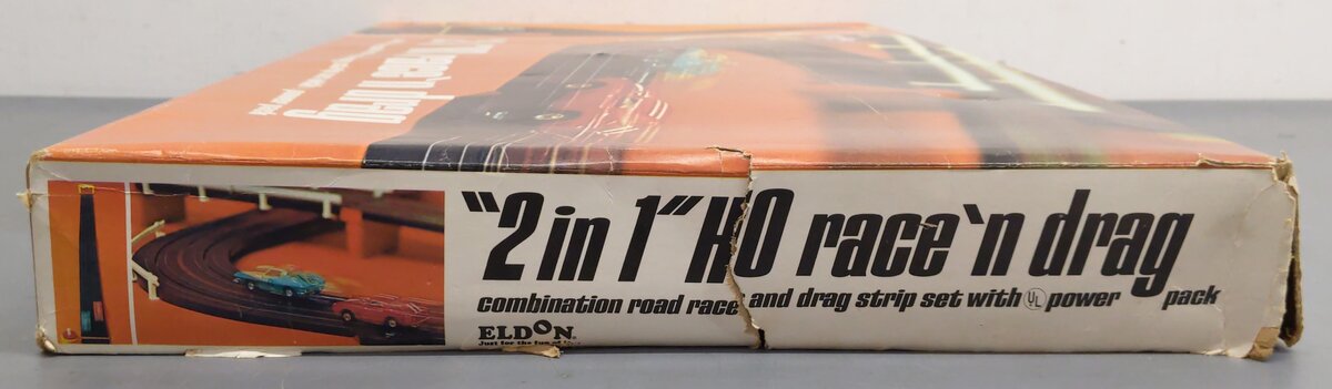 Eldon 9544 HO "2-IN-1" Race 'N Drag Set EX/Box