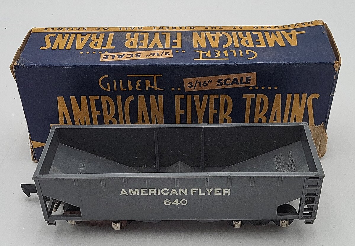 American Flyer 640 Vintage S American Flyer Hopper Car VG/Box