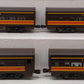 Lionel O Assorted Illinois Central "City Of New Orleans" Passenger Cars [4] EX/Box