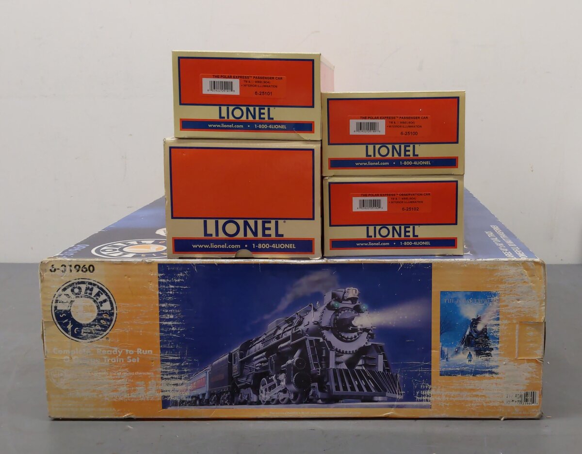 Lionel 6-31960 O Polar Express Steam Train Set (No Track/Transformer/bells)/Box