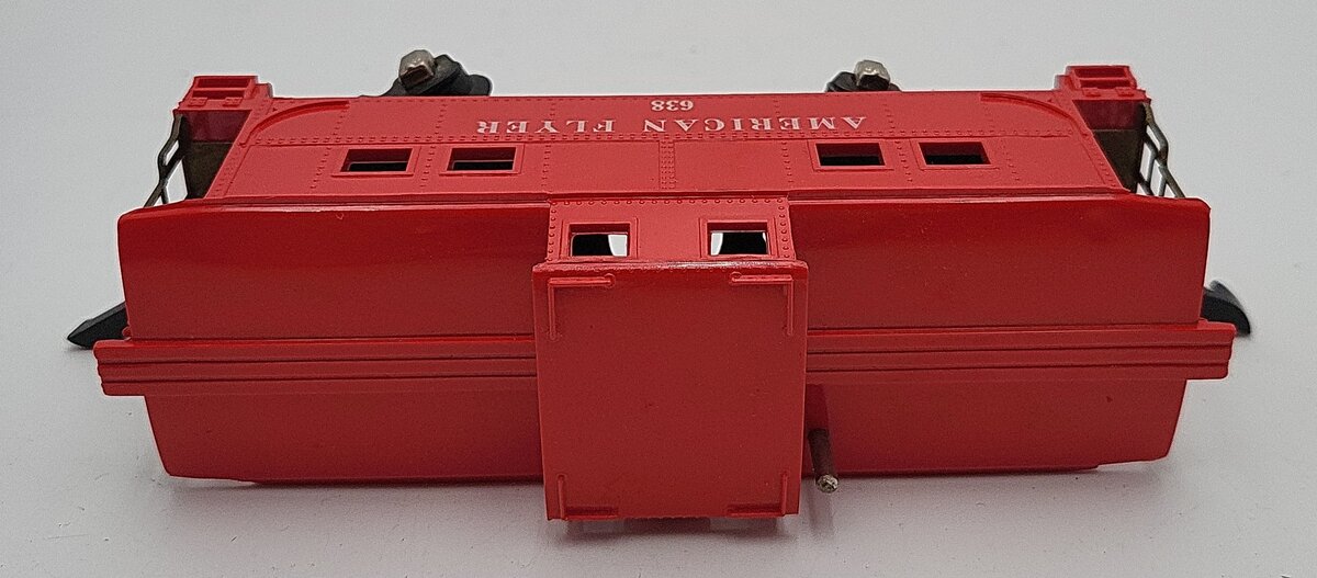 American Flyer 638 Vintage S Red Caboose VG/Box