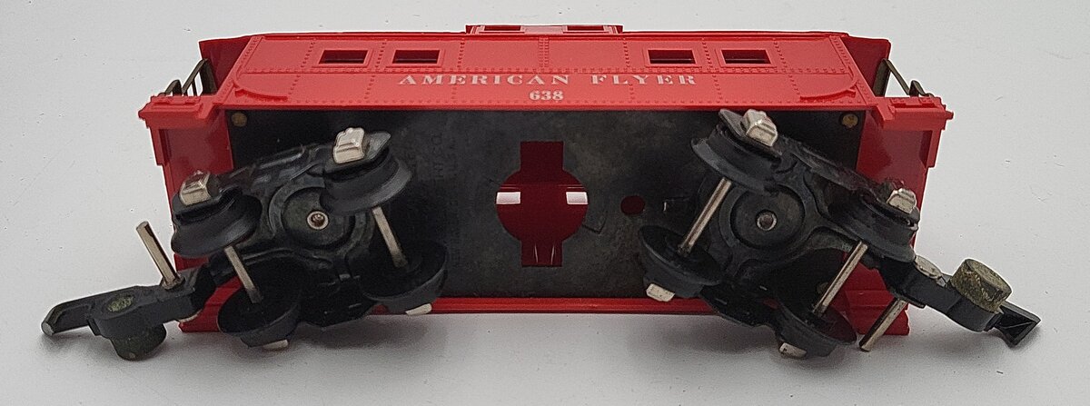 American Flyer 638 Vintage S Red Caboose VG/Box