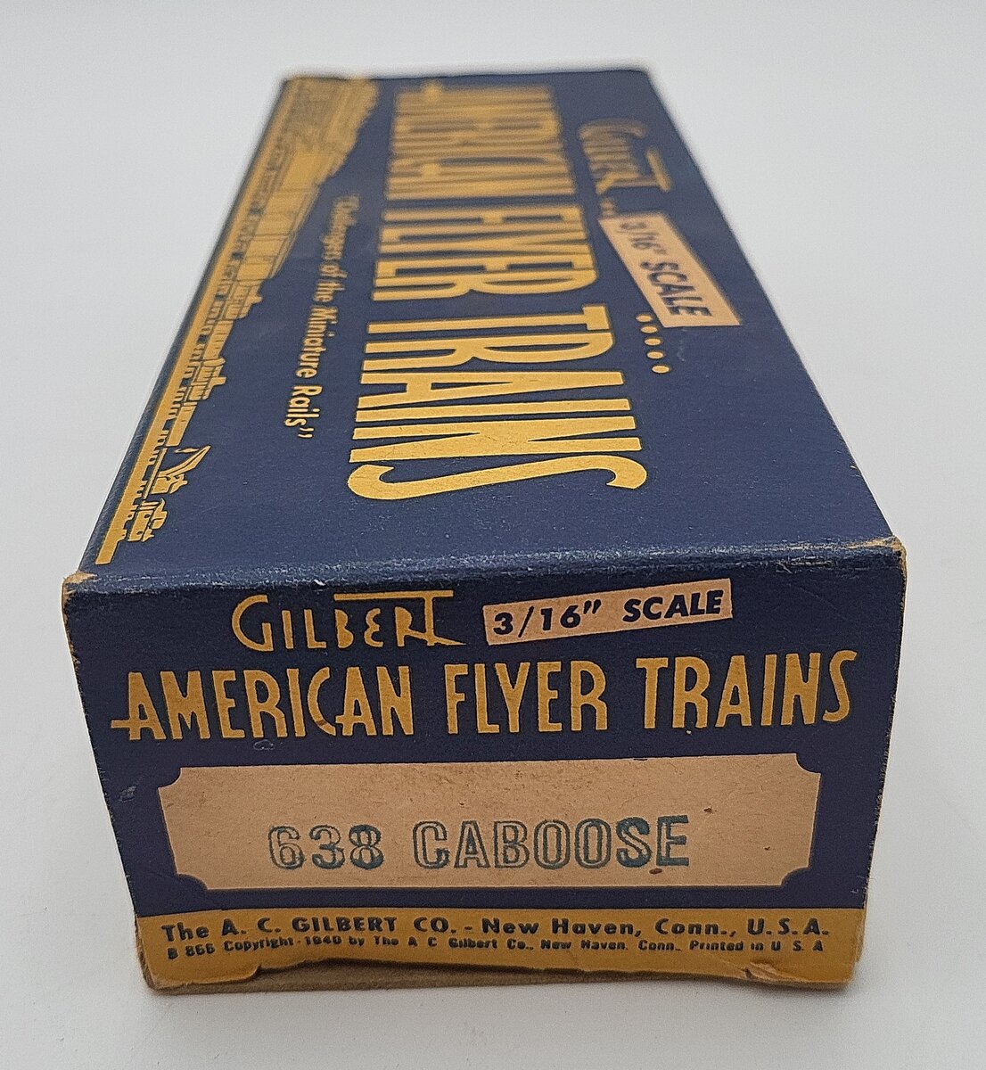 American Flyer 638 Vintage S Red Caboose VG/Box