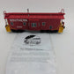 MTH 20-91830 O Scale Southern (#X406) Bay Window Caboose With Passenger LN/Box