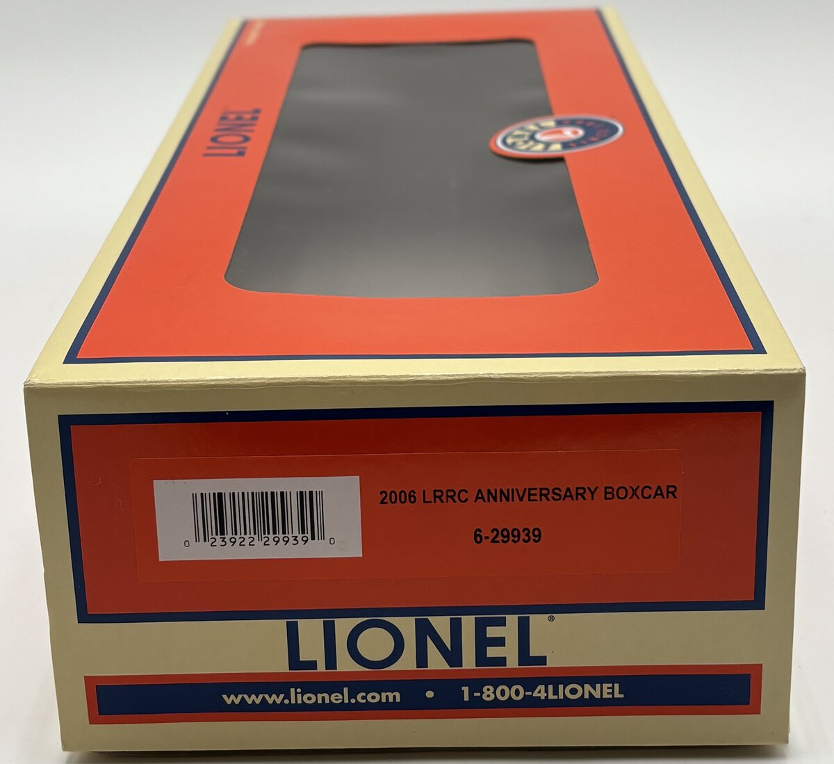 Lionel 6-29939 O Gauge 2006 Lionel Railroader‘s Club Anniversary Boxcar LN/Box