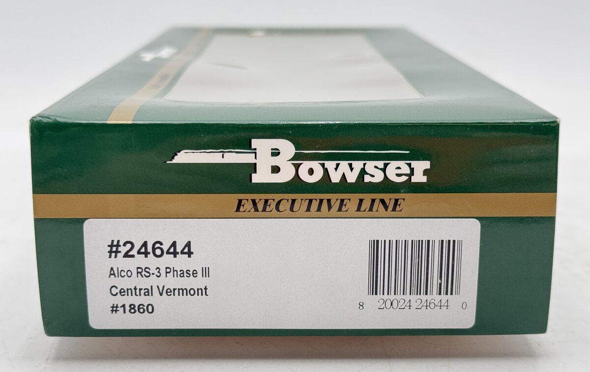 Bowser 24644 HO Scale CV Alco RS-3 Phase 3 Diesel Locomotive #1860/Box