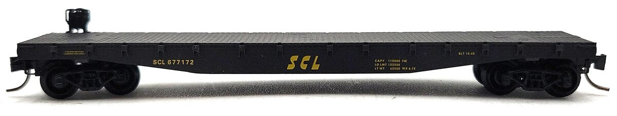 Micro-Trains 04500170 N SCL 50' Fishbelly Side Flatcar #677172 EX