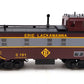 MTH 30-77005 O Erie Lackawanna RailKing Offset Steel Caboose Car #C191 NIB