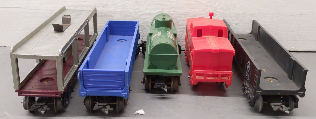 Marx Vintage O Gauge Freight Cars #51170,51170,51100,17858,2532 [5] VG