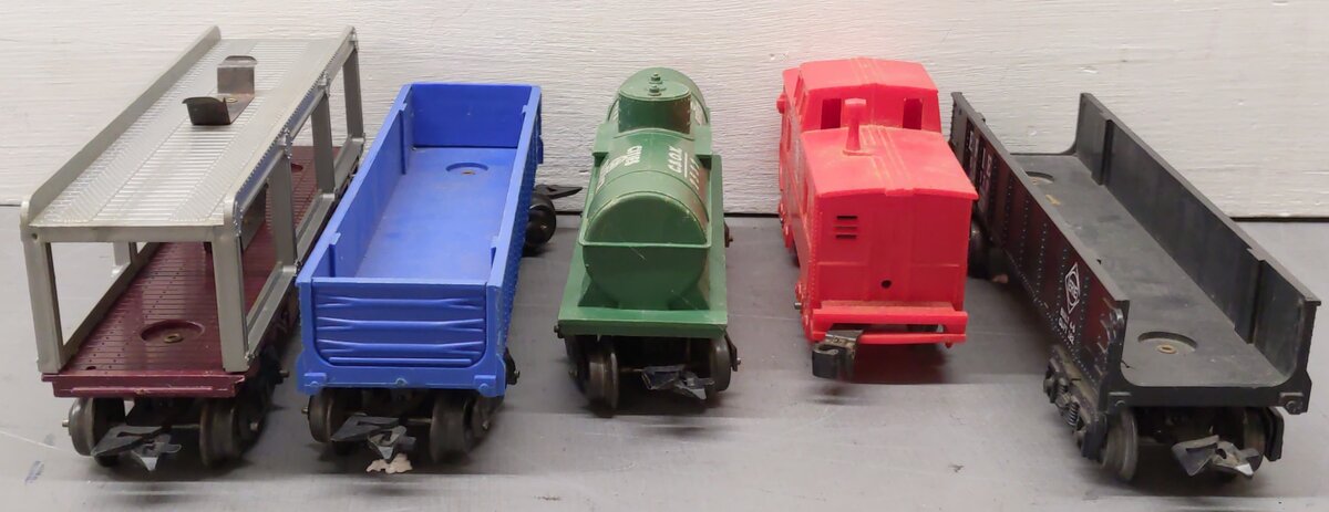 Marx Vintage O Gauge Freight Cars #51170,51170,51100,17858,2532 [5] VG