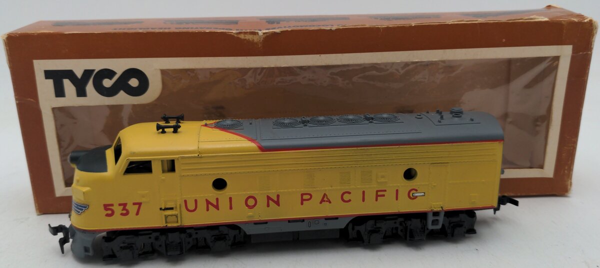 Tyco 224N:1200 HO Scale Union Pacific F9 Diesel Locomotive A Unit #537 EX/Box