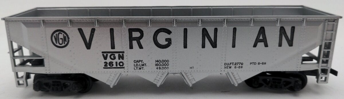 Tyco 329A HO Scale Virginian Hopper #2610 EX/Box