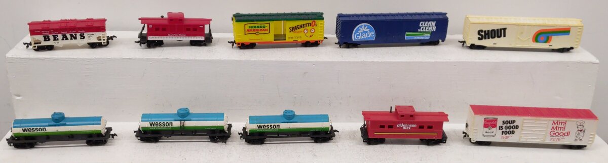 Life Like & Other Assorted HO Freight Cars [10] VG