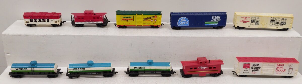 Life Like & Other Assorted HO Freight Cars [10] VG